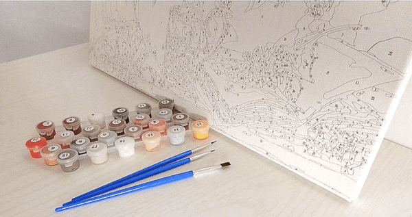 Paint By Numbers Kit Vintage Europe - Just Paint by Number