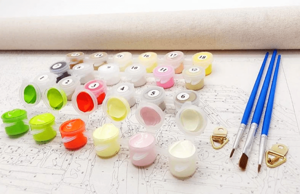 Paint by Numbers Kit Rottweiler Dog - Just Paint by Number