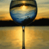 Paint By Numbers Kit Wine Sunset - Just Paint by Number