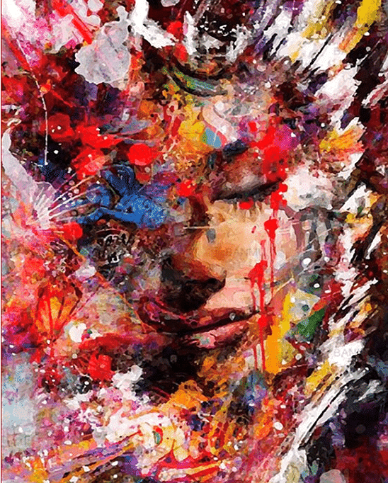 Paint by Numbers Kit Abstract Woman Just Paint by Number