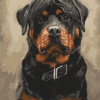 Paint by Numbers Kit Rottweiler Dog - Just Paint by Number
