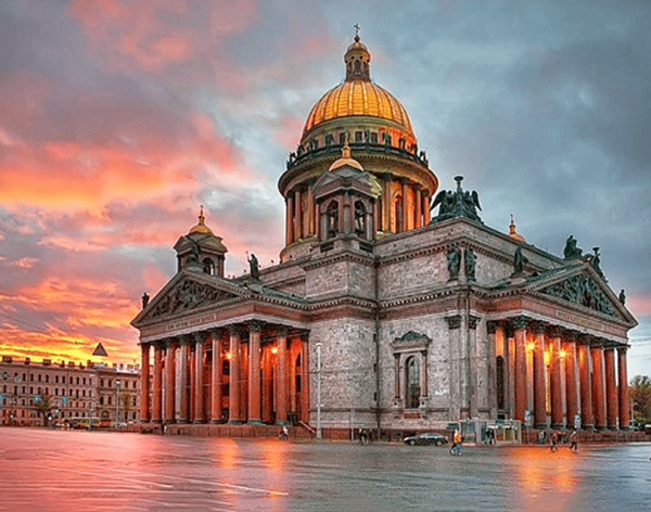 Paint by Numbers Kit Cathedral St. Isaac's