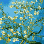Paint by Numbers Kit Van Gogh Flower Apricot - Just Paint by Number