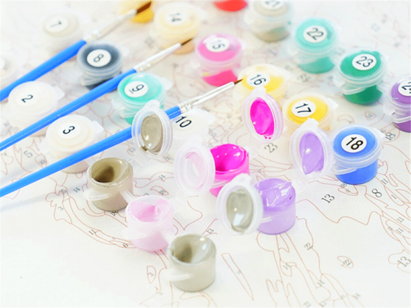 Paint by Numbers Kit Bridge Scenery - Just Paint by Number