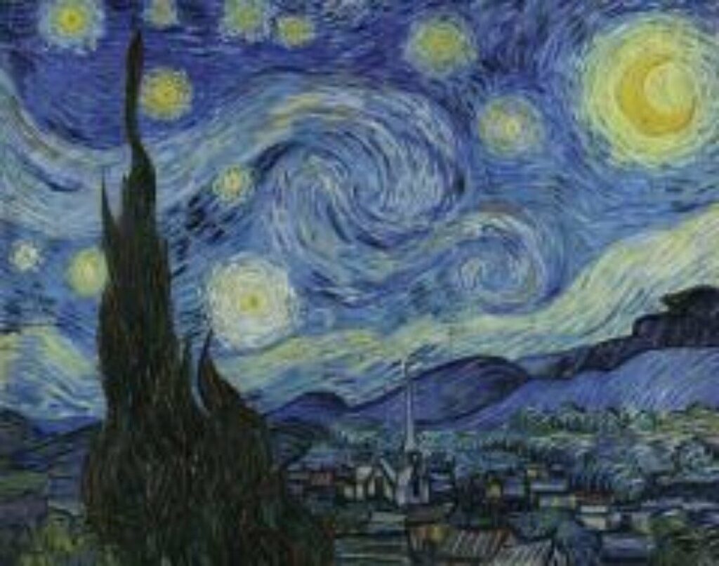 Paint Your Own Masterpiece (11"X14") - The Starry Night - Shipped from US - Just Paint by Number
