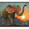 Vintage Abstract Elephant Paint by Numbers Kit - Just Paint by Number