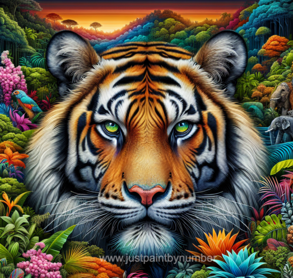 Diamond Painting - Tiger Portrait