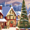 Christmas Village scenery
