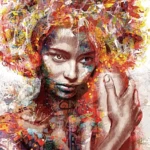 Paint by Number Kit Abstract Girl - Just Paint by Number