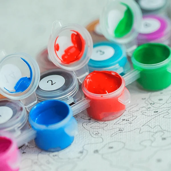 Paint by Numbers Kit Traveling Woman Moscow - Just Paint by Number
