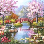 A photo of Fairyland - Paint By Numbers Kit painting