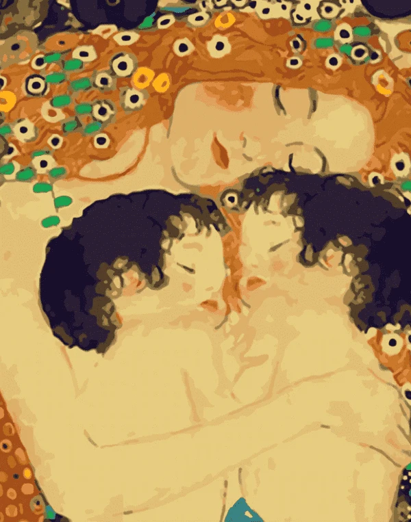 Paint by Numbers Kit Abstract Mother Love