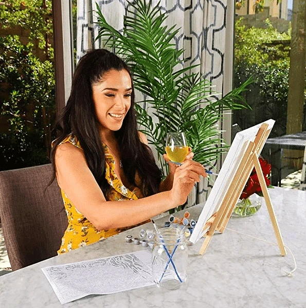 Reflection Cat Tiger Paint By Number Kit - Just Paint by Number