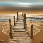 Paint by Numbers Kit Bridge Scenery - Just Paint by Number