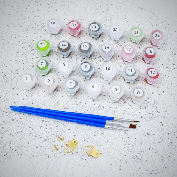 Paint By Numbers Kit Landscape Colorful - Just Paint by Number