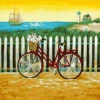 Paint by Numbers Kit Landscape Bicycle - Just Paint by Number