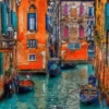 Paint by Numbers Kit Vintage Venice - Just Paint by Number
