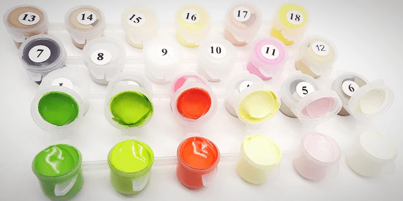 Paint By Numbers Kit Colorful Dog - Just Paint by Number