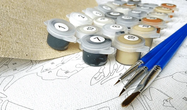 Paint By Numbers Kit Wine Sunset - Just Paint by Number