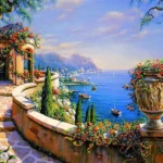 Paint By Numbers Kit Landscape Colorful - Just Paint by Number