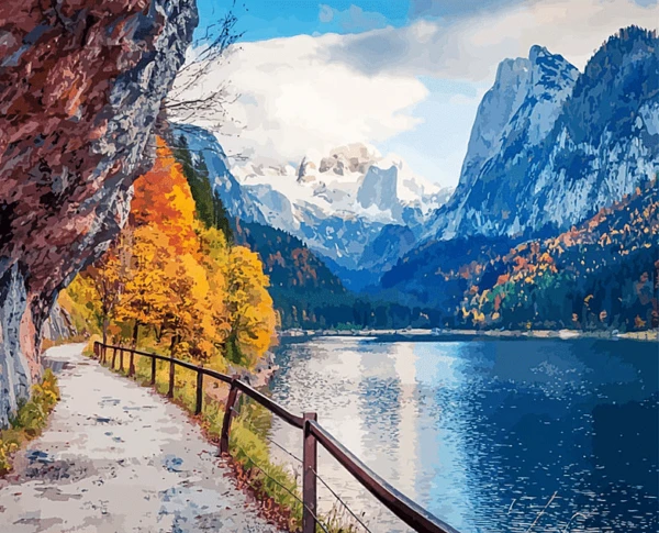 Paint by Numbers Kit Lake