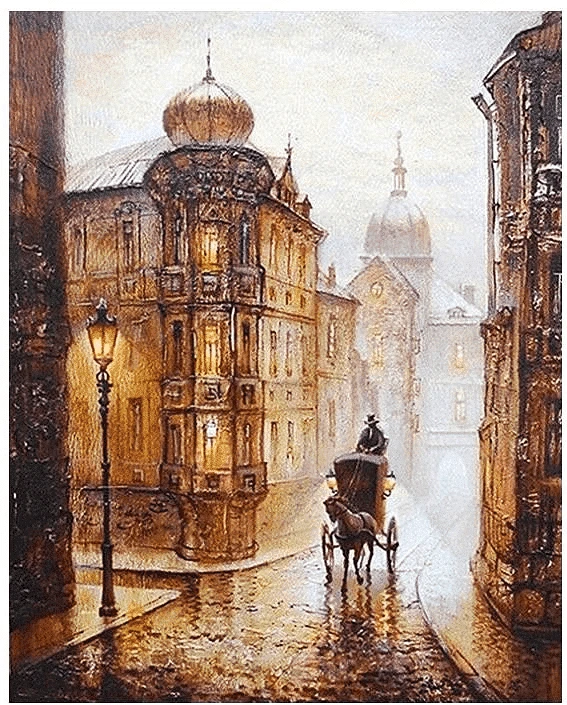 Paint by Number Kit Vintage Europe - Just Paint by Number