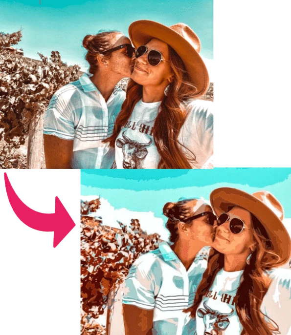 Custom paint by number