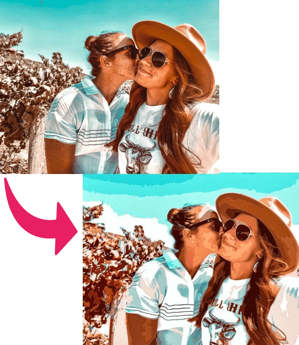 Custom paint by number