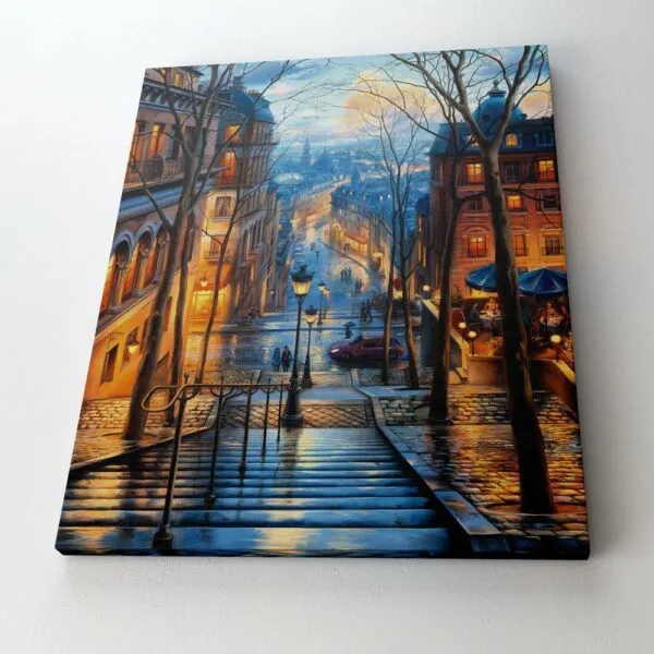 Paint By Numbers Kit Landscape Street - Just Paint by Number