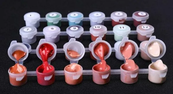 Paint By Numbers Kit Wolf Composition - Just Paint by Number