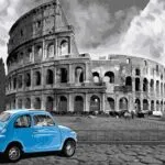 Vintage Rome Colosseum Paint by Numbers Kit - Just Paint by Number