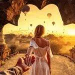 Paint By Number Kit Traveling Girl - Just Paint by Number