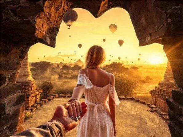 Paint By Number Kit Traveling Girl - Just Paint by Number