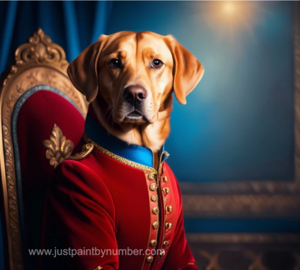 Diamond Painting Kit - Renaissance Dog